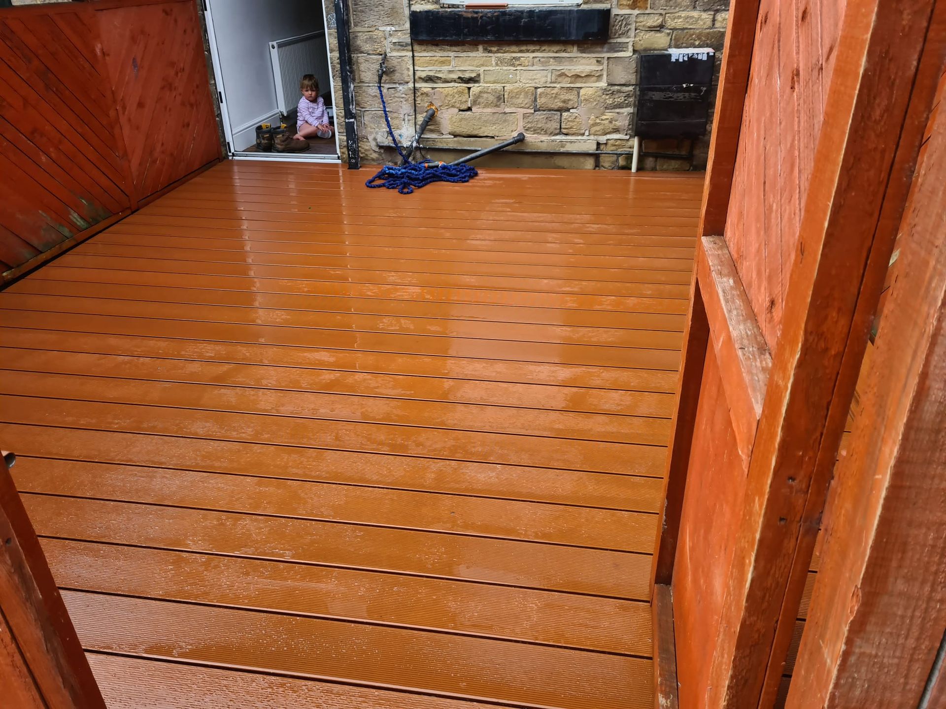 Landscaping and decking project in Bingley
