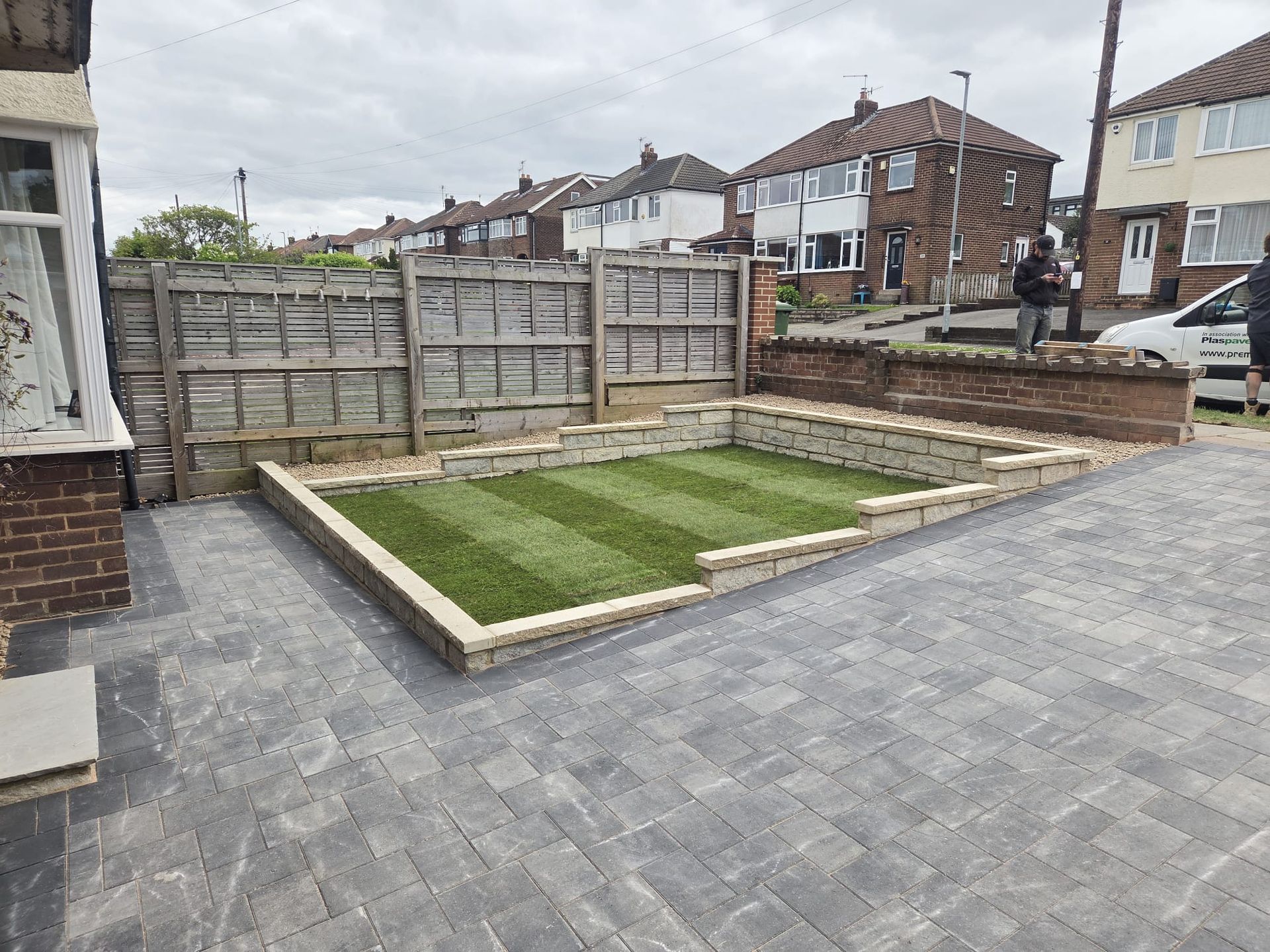 Plaspave Positano Granite paving in Calverley