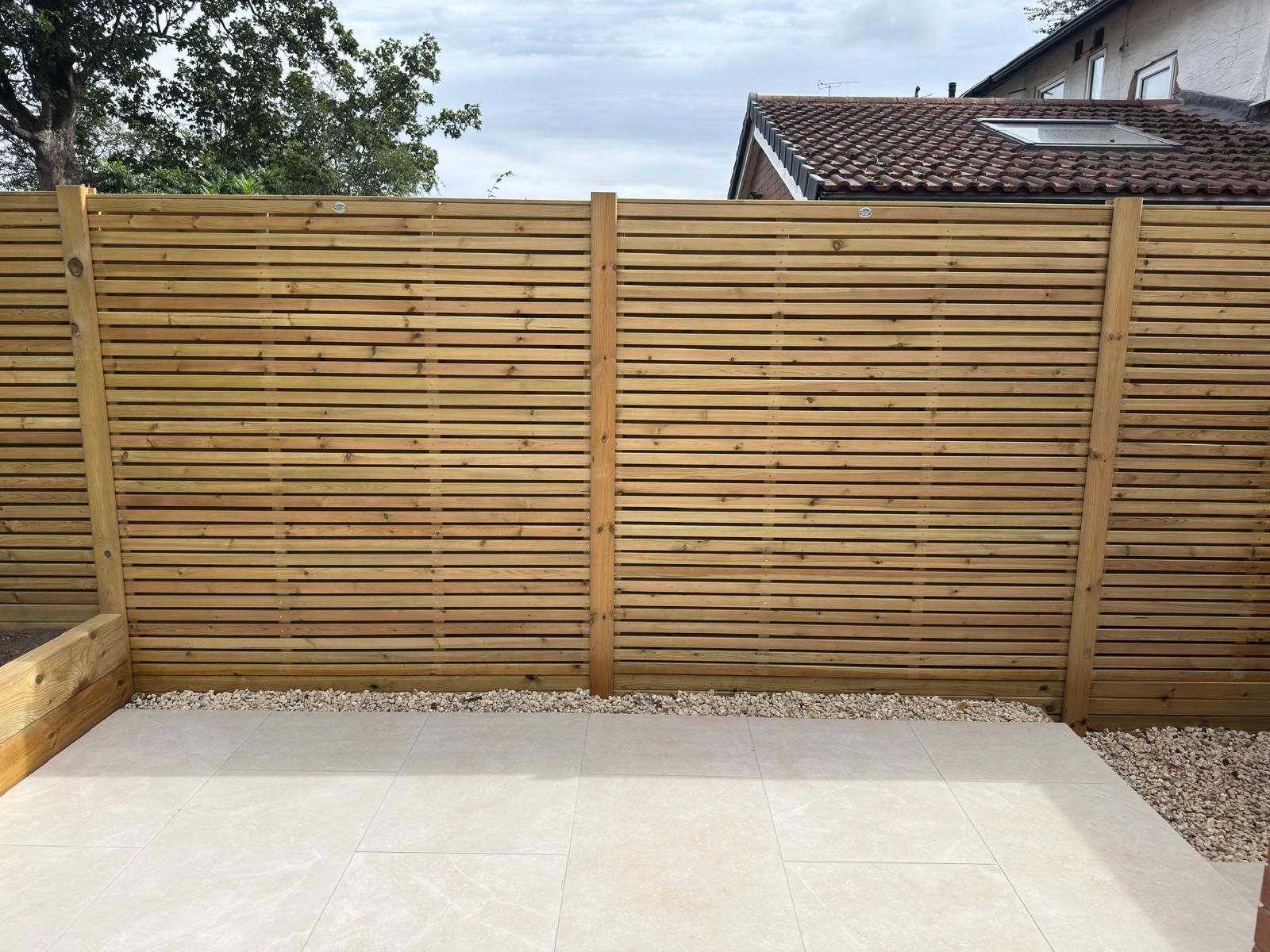 Completed block-paved driveway and landscaped garden makeover in Leeds