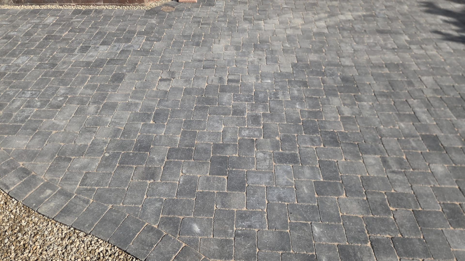 Completed patio, timber fencing and new lawn in Burley in Wharfedale