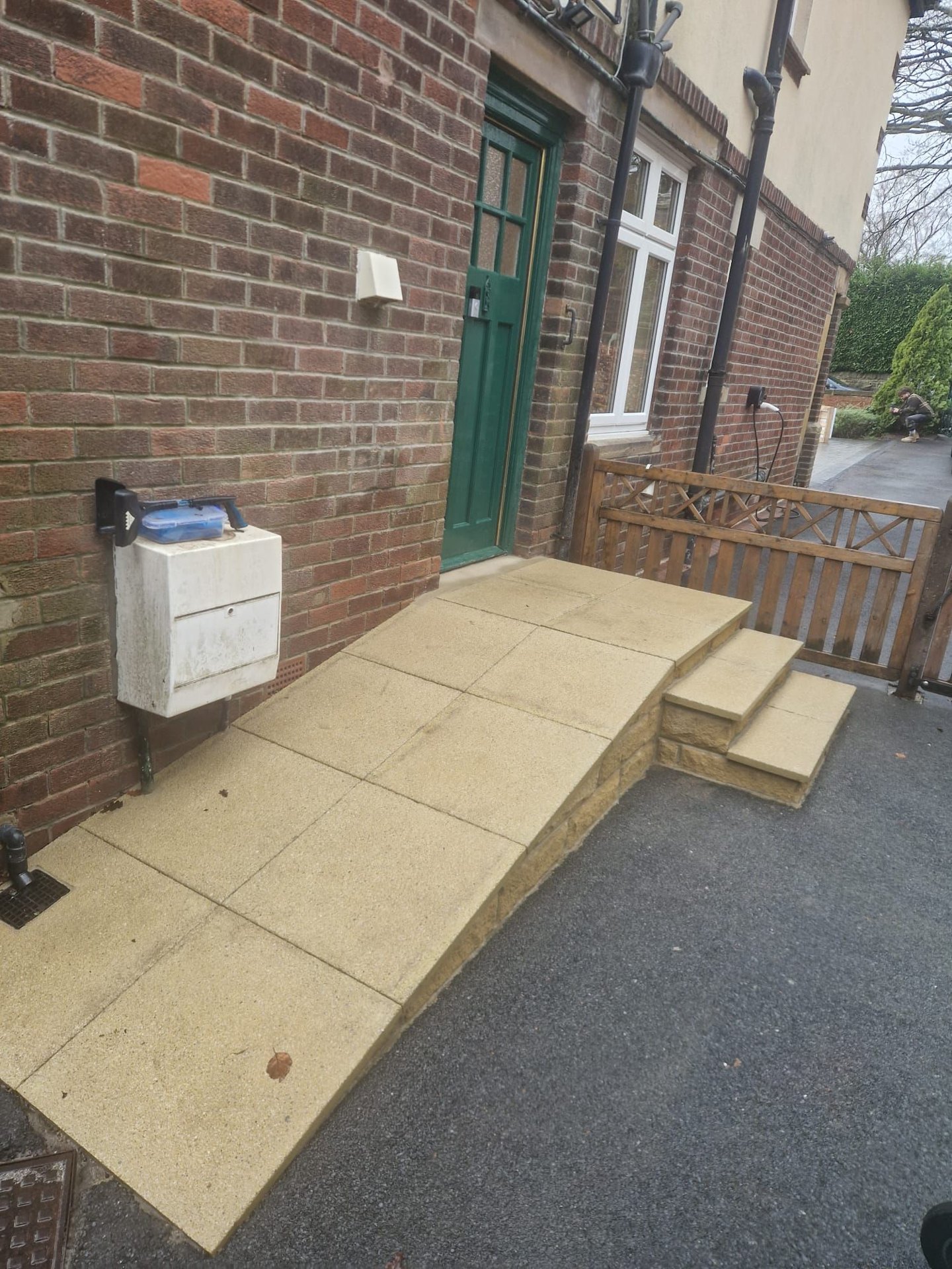 Accessible ramp and steps project in Horsforth