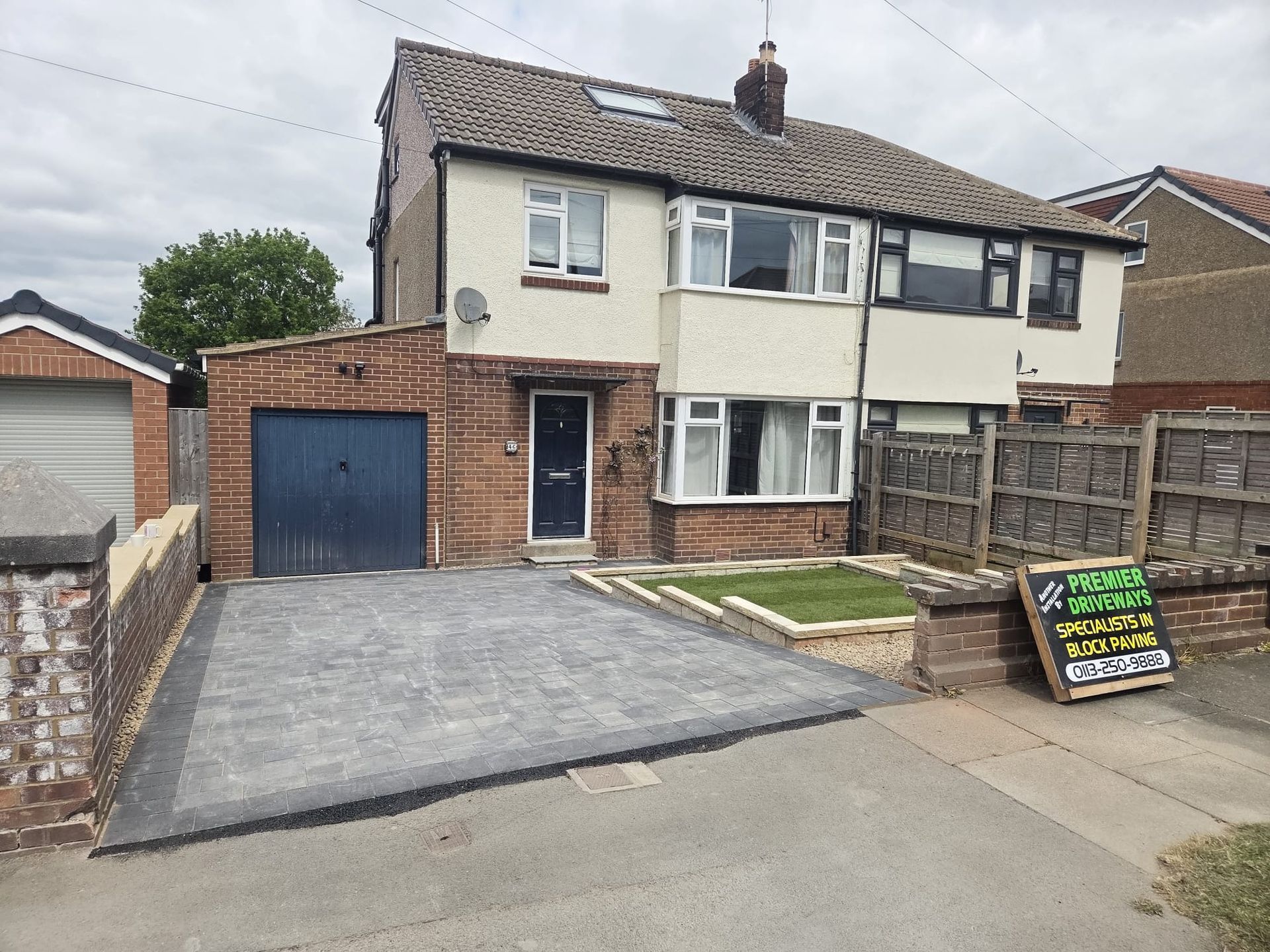 Plaspave Positano Granite paving in Calverley
