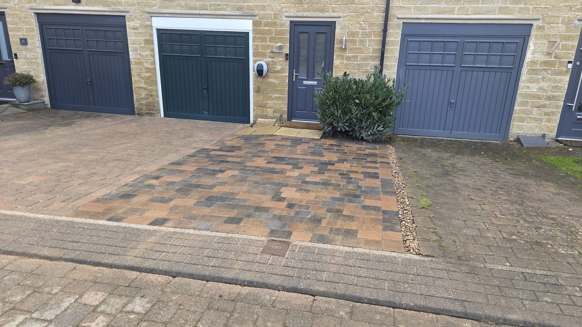 Sorrento Carrera Stone driveway extension in Menston