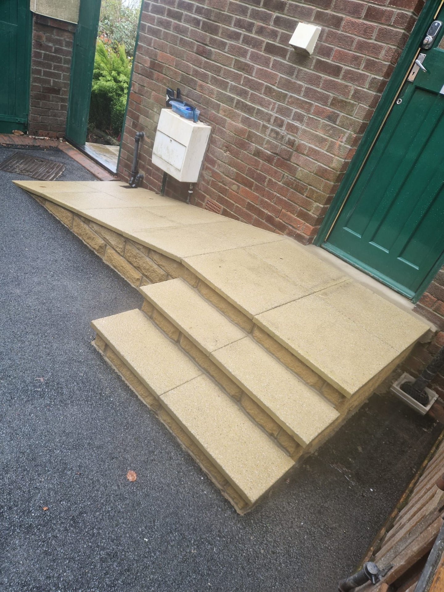Accessible ramp and steps project in Horsforth