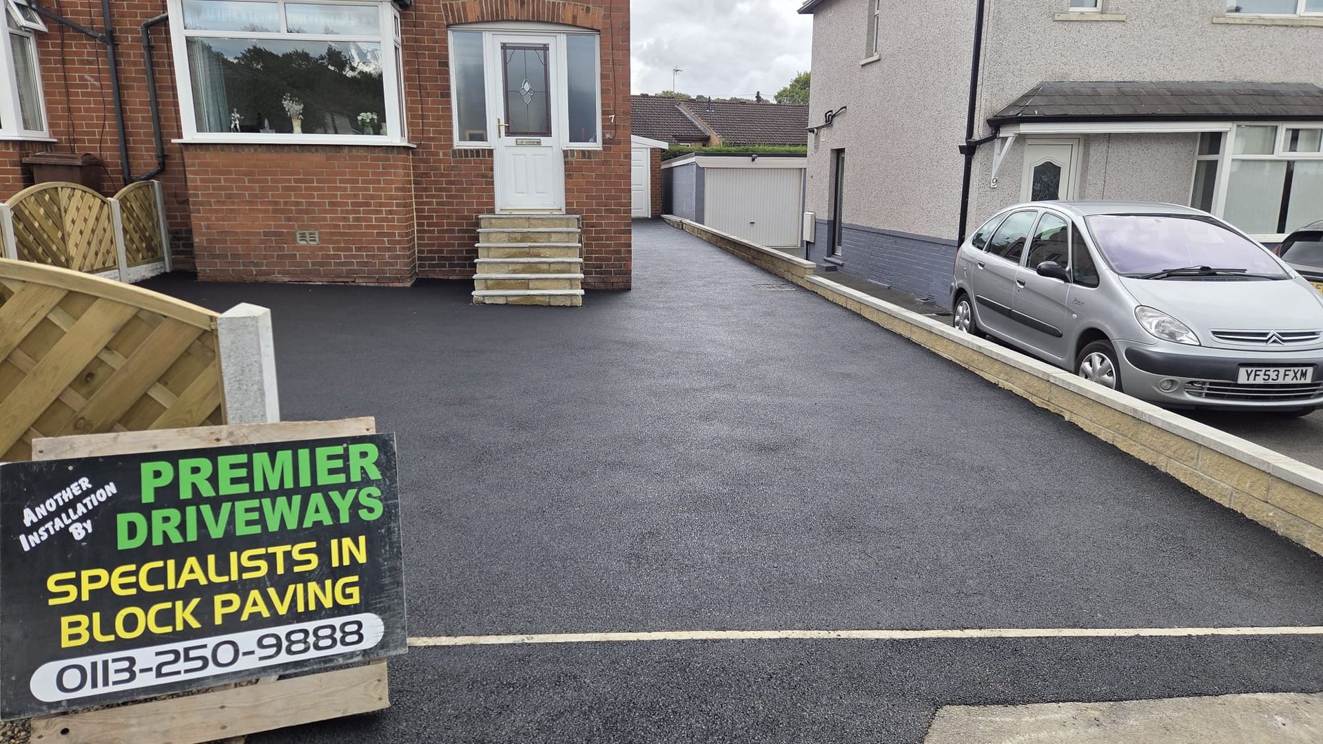 Completed tarmac driveway in Yeadon