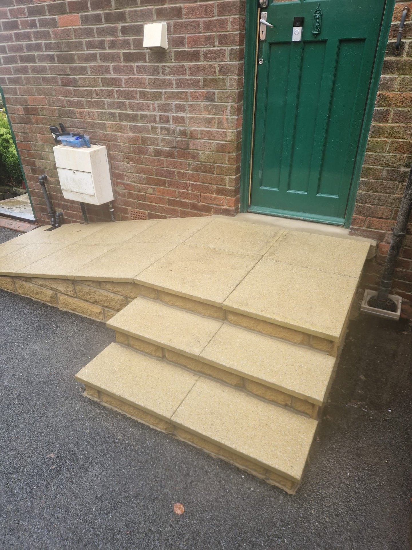 Accessible ramp and steps project in Horsforth