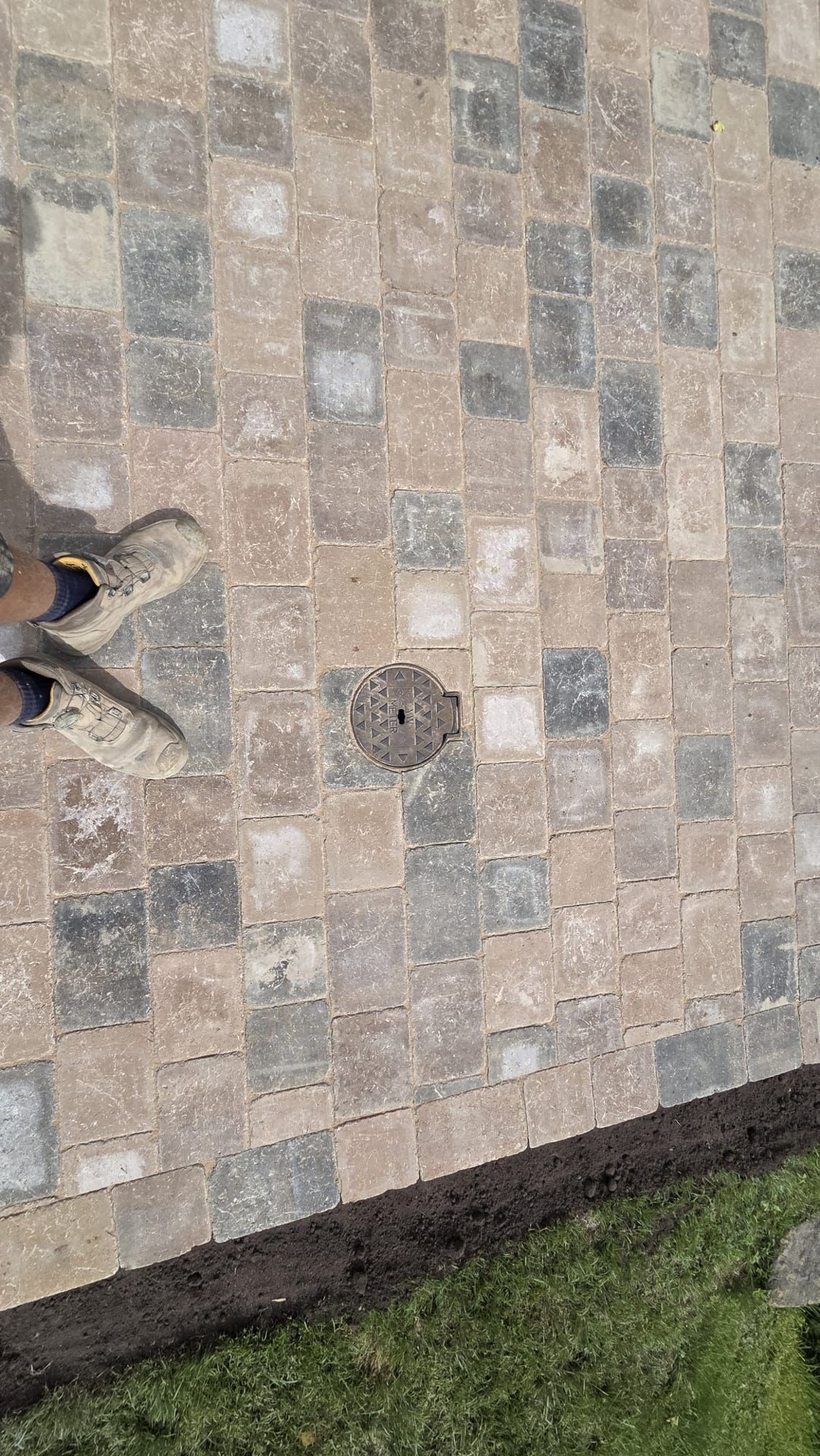 Sorrento Carrera Stone paving in Harrogate Follifoot