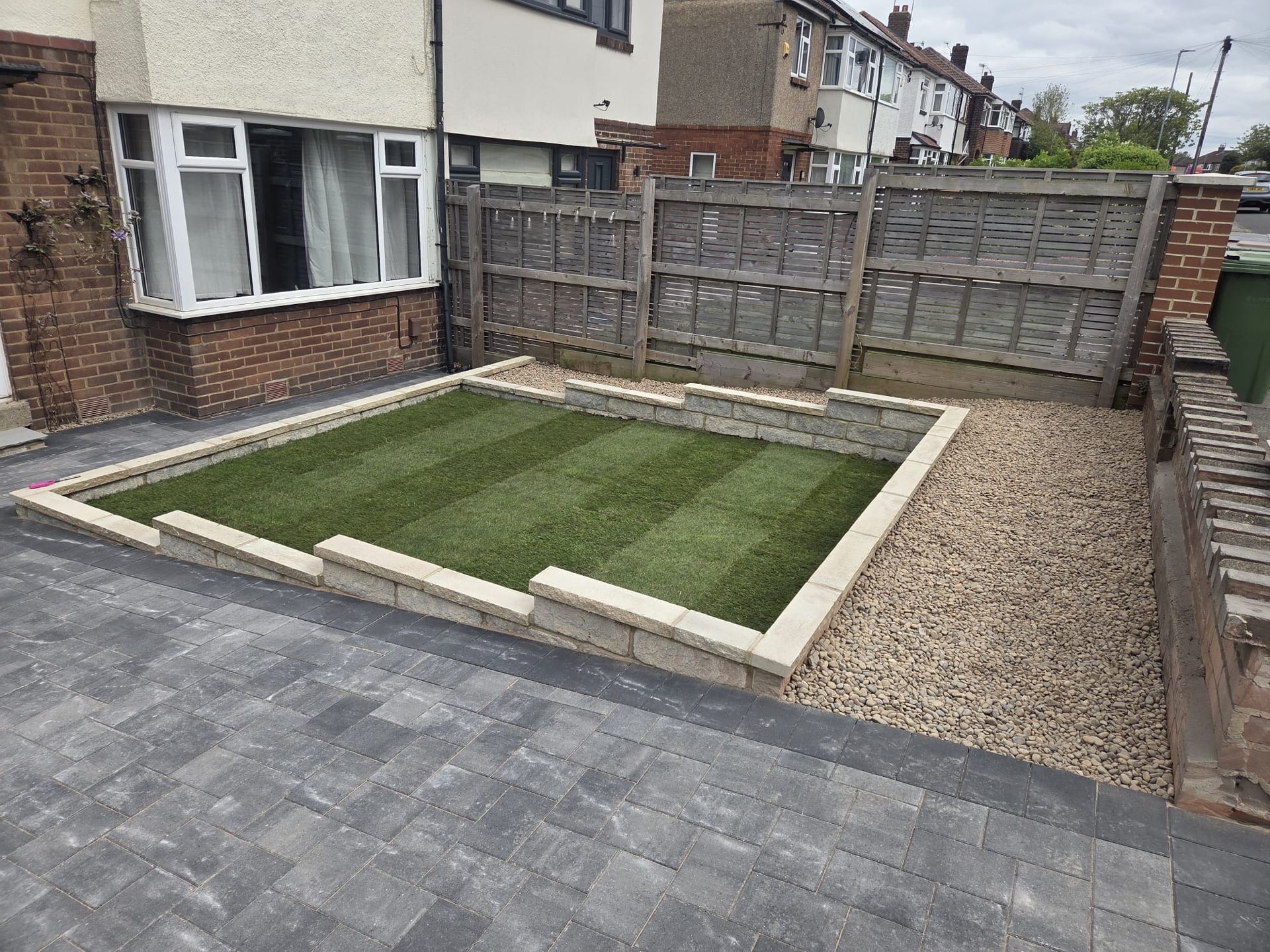 Plaspave Positano Granite paving in Calverley