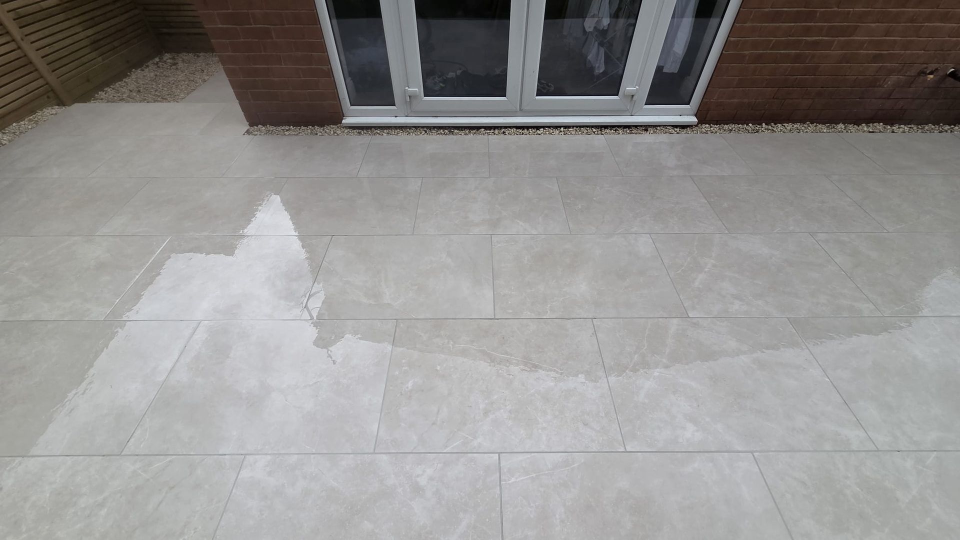 Completed block-paved driveway and landscaped garden makeover in Leeds